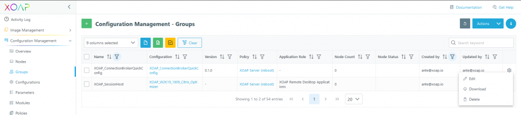 configuration management groups