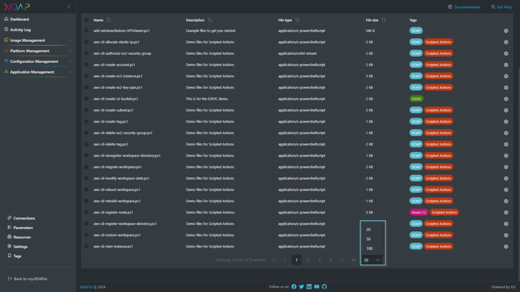 Pagination in Resources