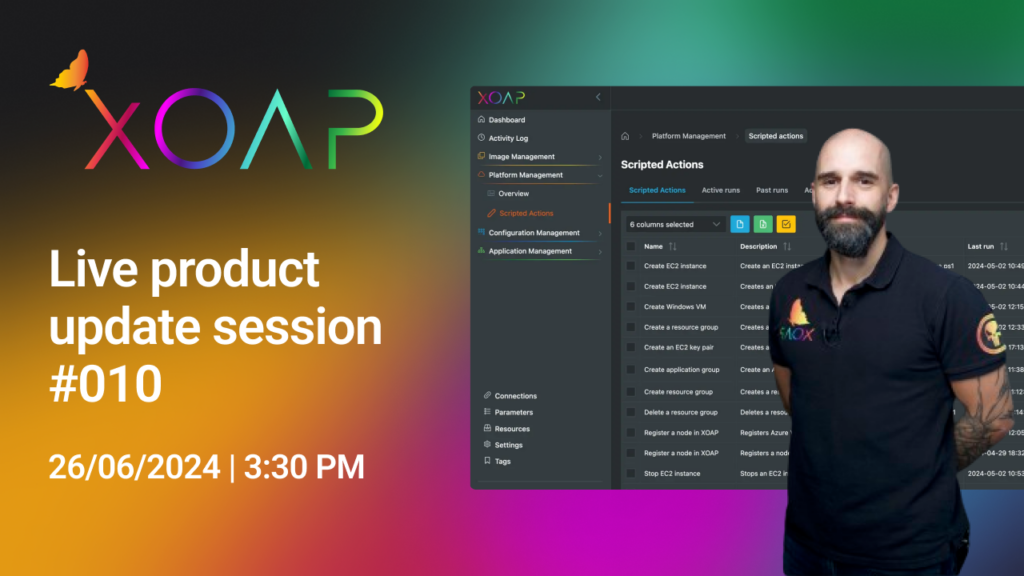 XOAP live product update session 010
