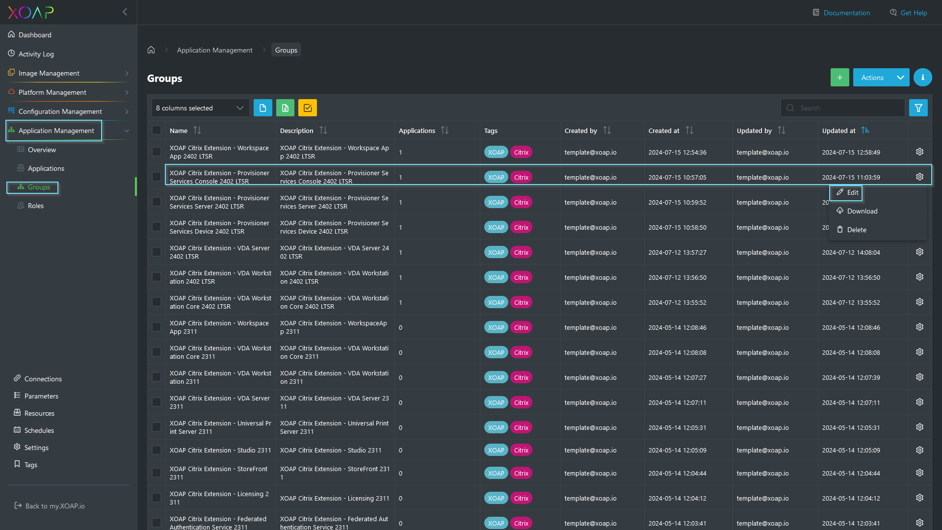 Citrix provisioning security fix using XOAP, Step 1