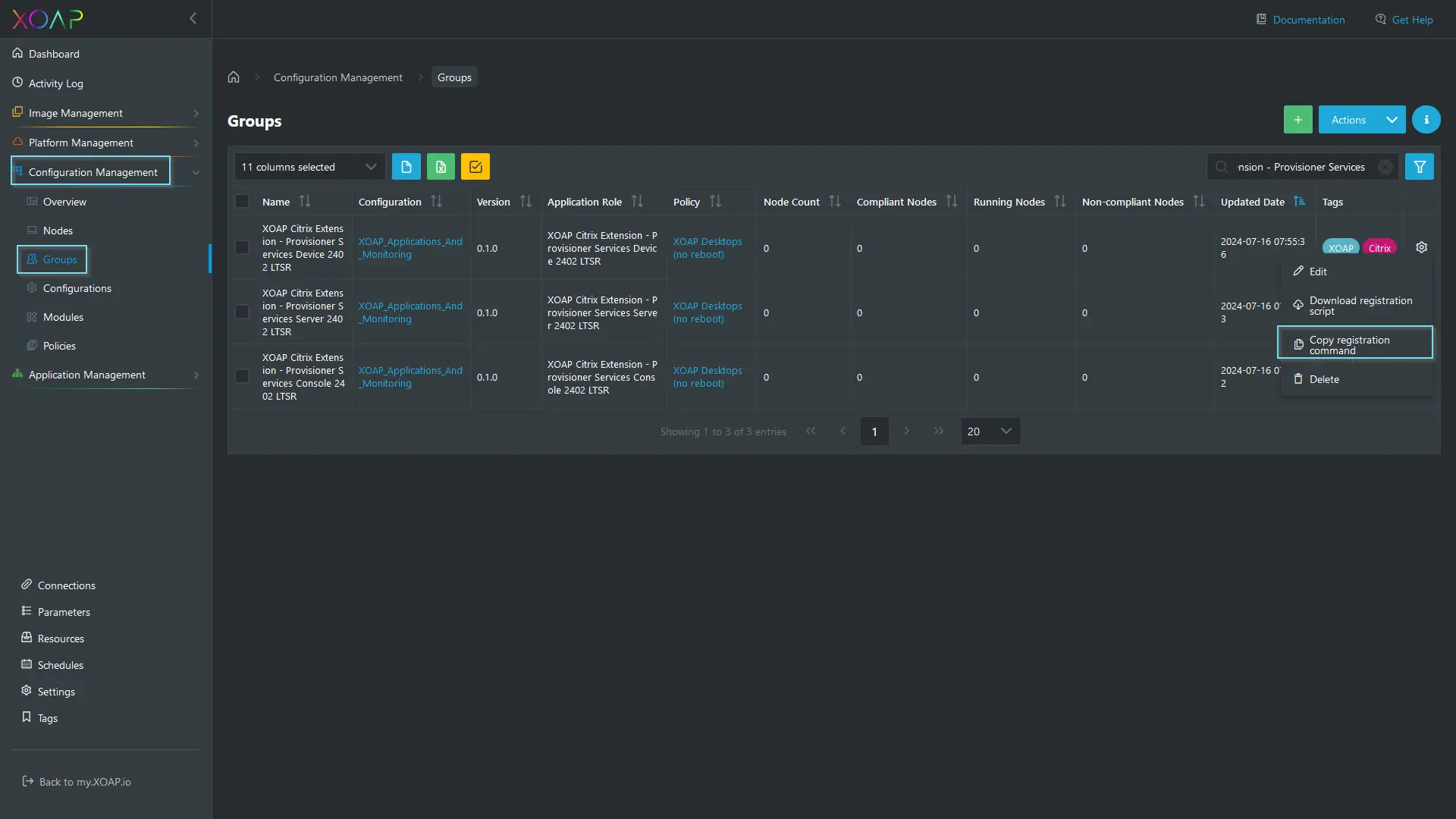 Citrix provisioning security fix using XOAP, Step 3