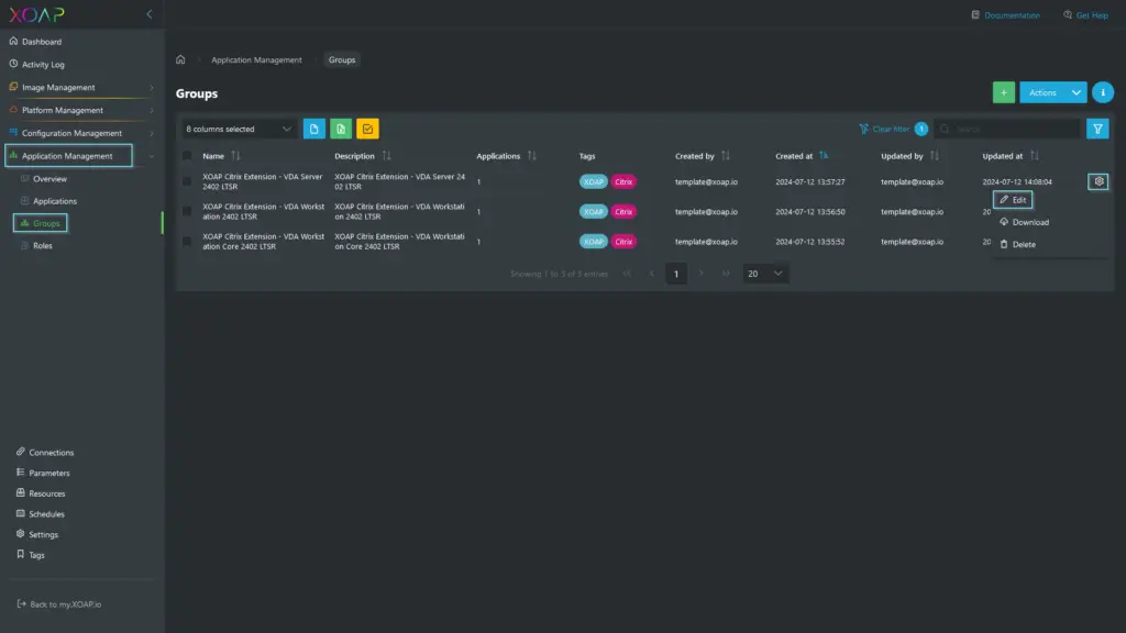 VDA security issue solved by XOAP, Step 1