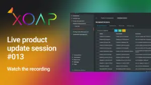 XOAP Product updates live event 13