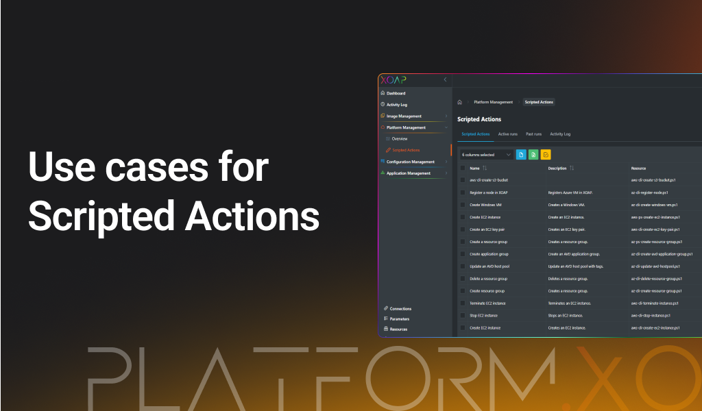 Top 4 use cases of Scripted Actions in XOAP