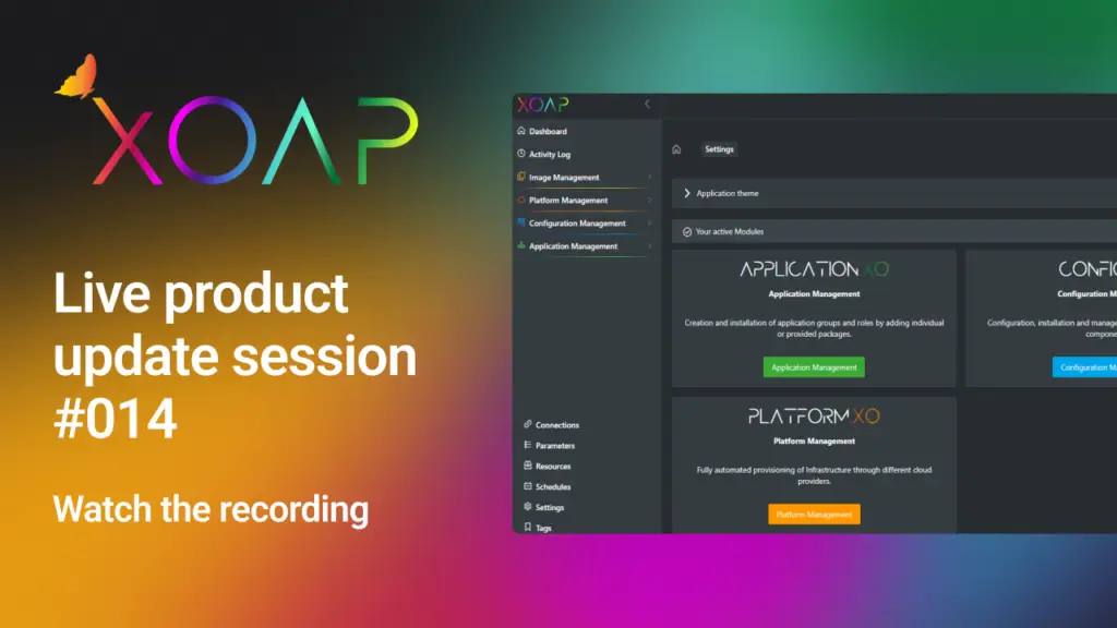 XOAP Product updates live event 14