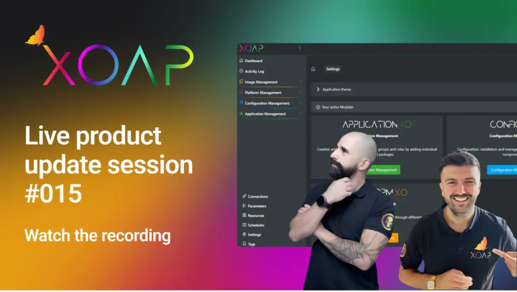 XOAP Product updates live event 15