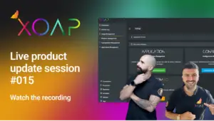 XOAP Product updates live event 15