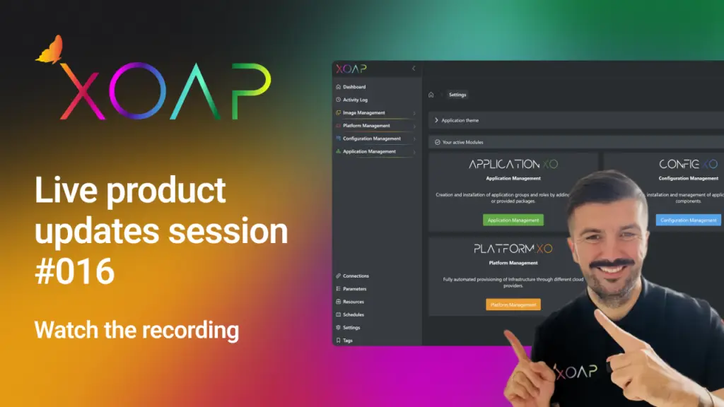 XOAP Product updates live event 16