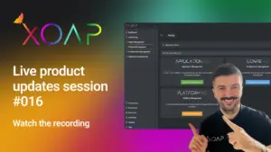 XOAP Product updates live event 16