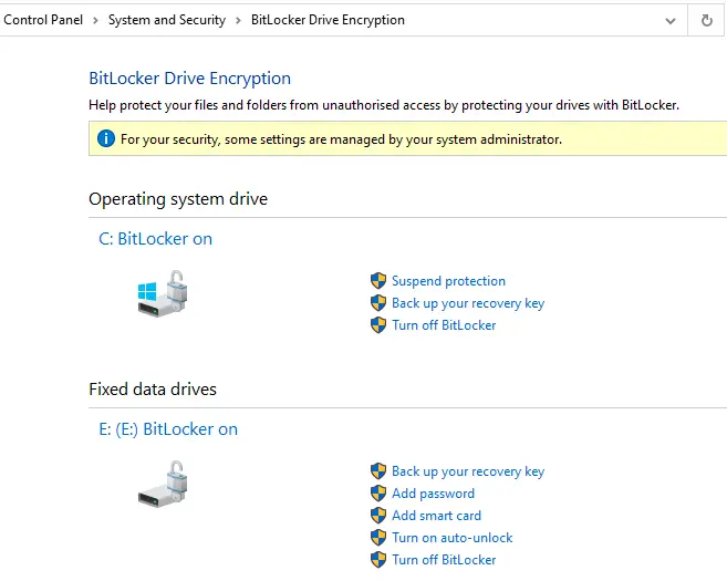 XOAP's BitLocker tutorial - outcome - example 4