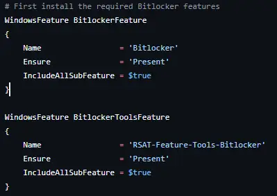 XOAP's BitLocker tutorial - server solution - step 1