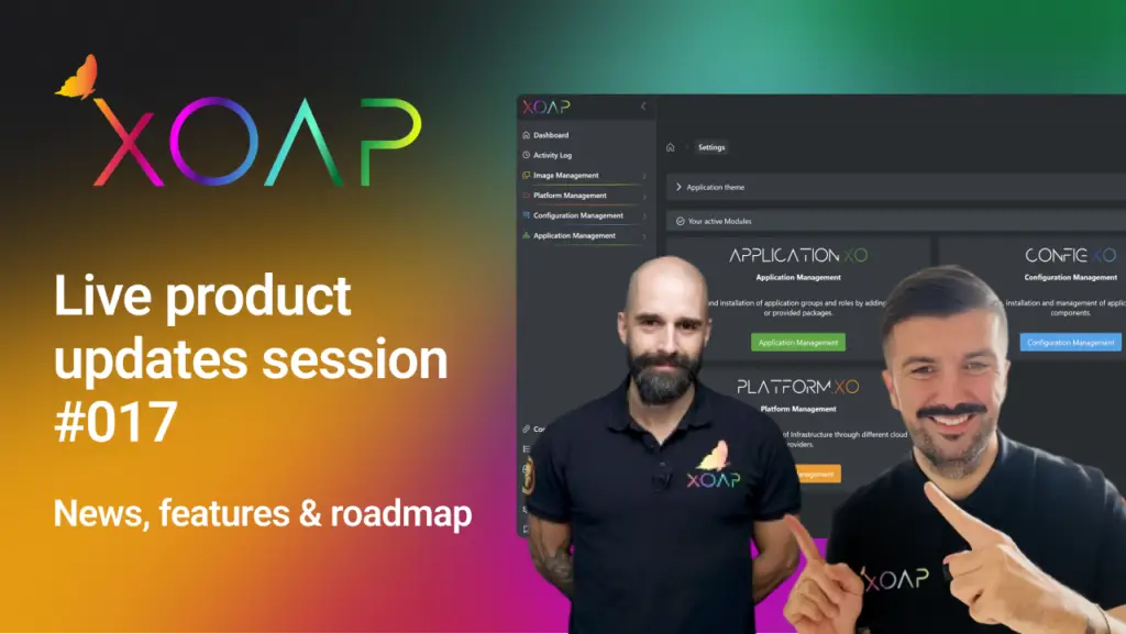 XOAP Product updates live event 17