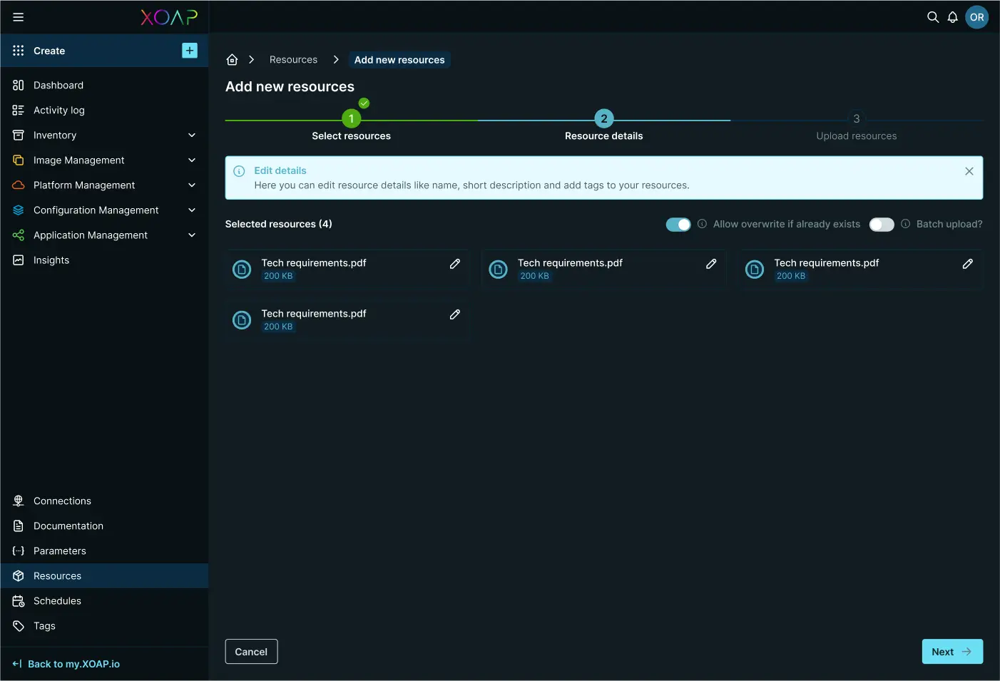 2024 November updates | XOAP Docs