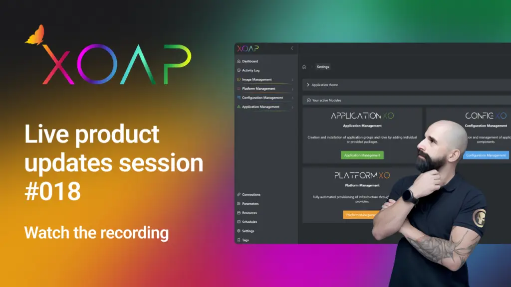 XOAP Product updates live event 18