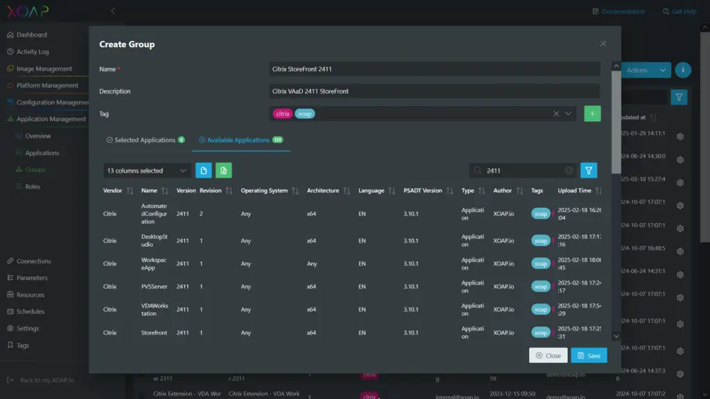 Adjust the installation order