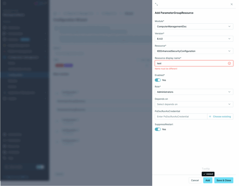 Configuration Management Roadmap | XOAP Docs