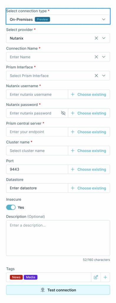 Nutanix integration