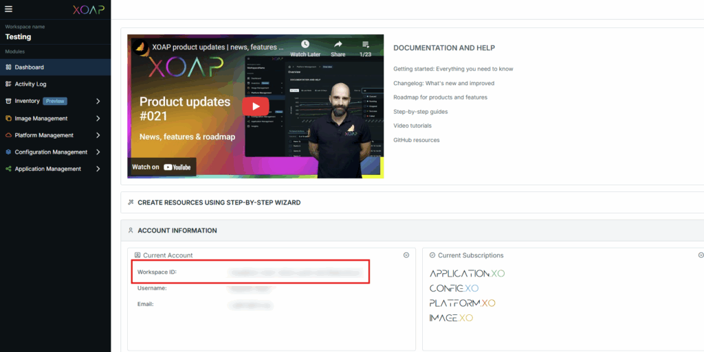 Tenant ID in XOAP