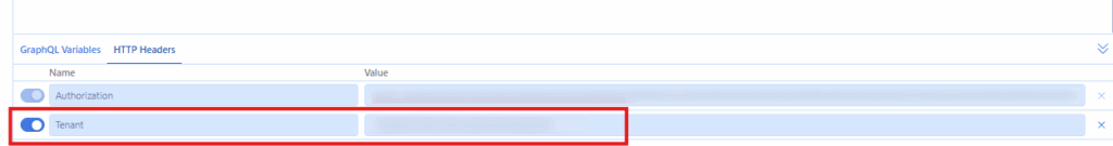 Enable tenant