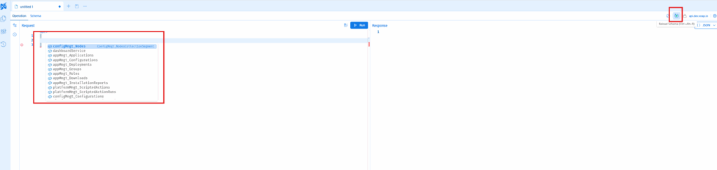 Load schema