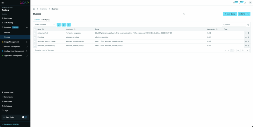 XOAP Queries