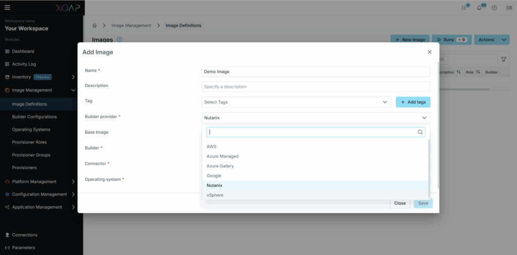 Image definition example
