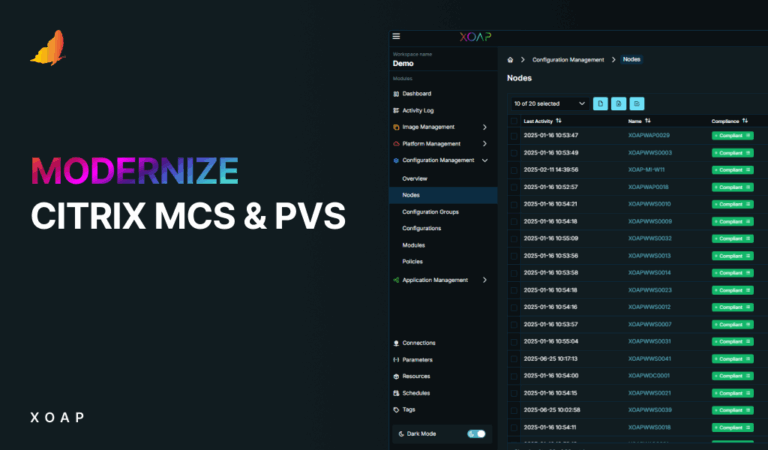 How XOAP modernizes Citrix MCS and PVS