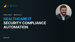 Security compliance automation for IT infrastructures | XOAP & bluecue online event