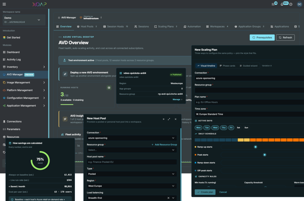 XOAP AVD Manager